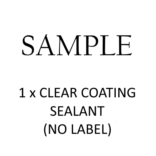 <!-- 0000000001252 -->SAMPLE CLEAR COATING SEALANT