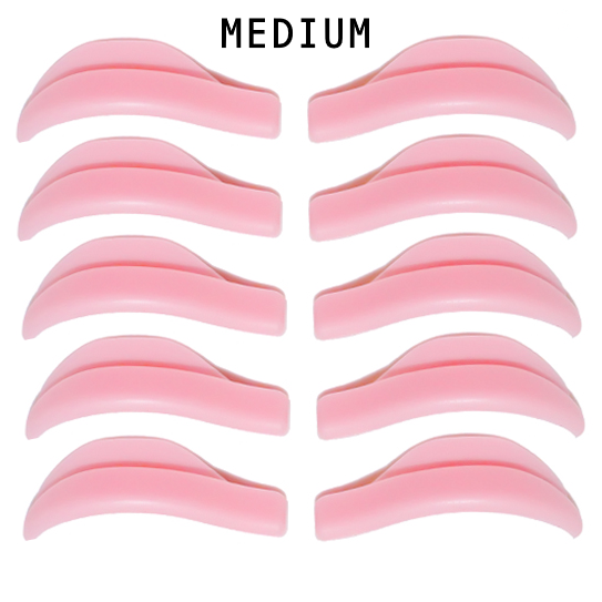 <!-- 00000065 -->NEW STYLE LASH LIFT SHIELDS 100 PAIRS MEDIUM SHIELDS PINK 