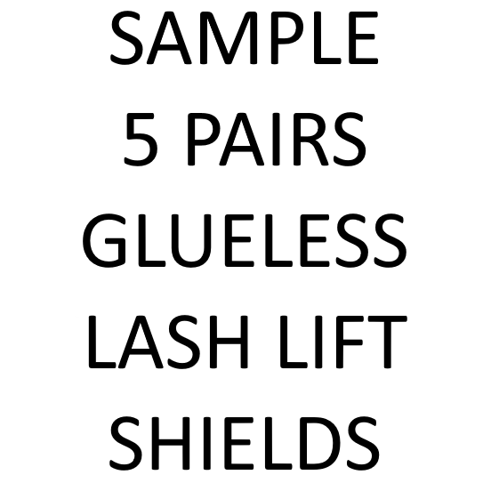 SAMPLE - Glueless New Style Small or Medium Lash Lift Shields 5 Pairs