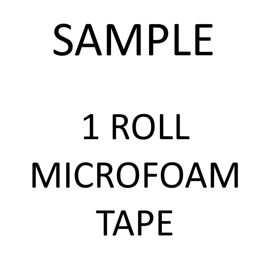 Sample 1 x Micro-foam Tape (2.5cms x 5M) Eyelash Extensions Under Eye Tape Wholesale Bulk