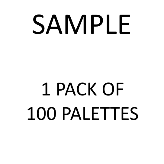 Sample 1 x 100 pack Disposable Eyelash Extension Glue Palette Wholesale Bulk