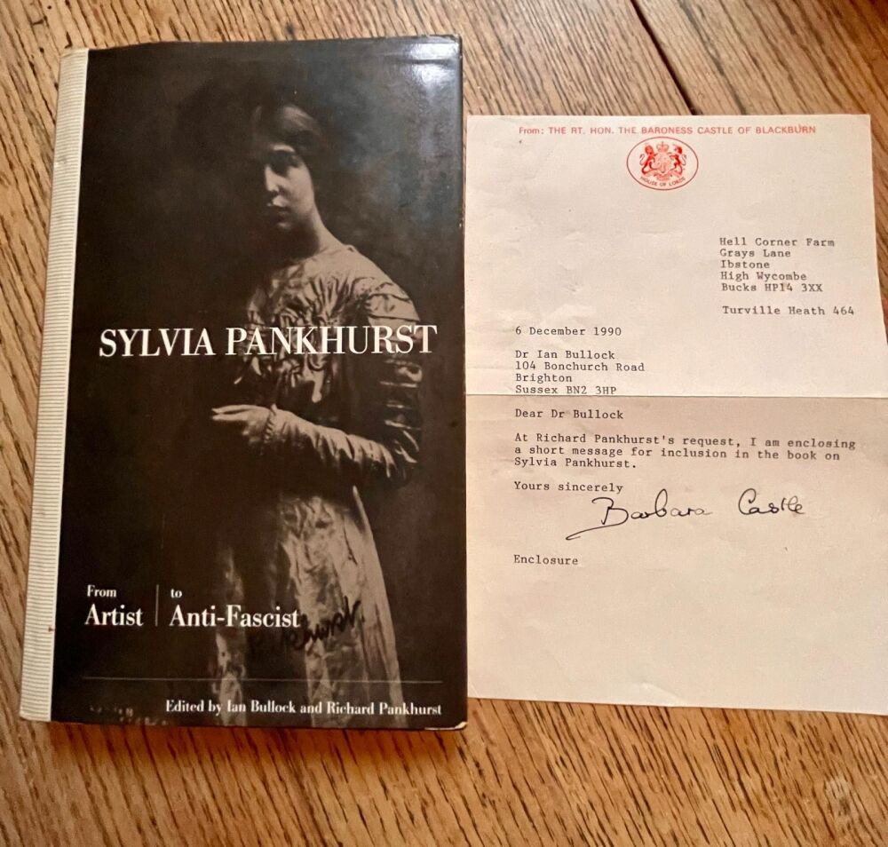 Barbara Castle letter Barbara Castle letter