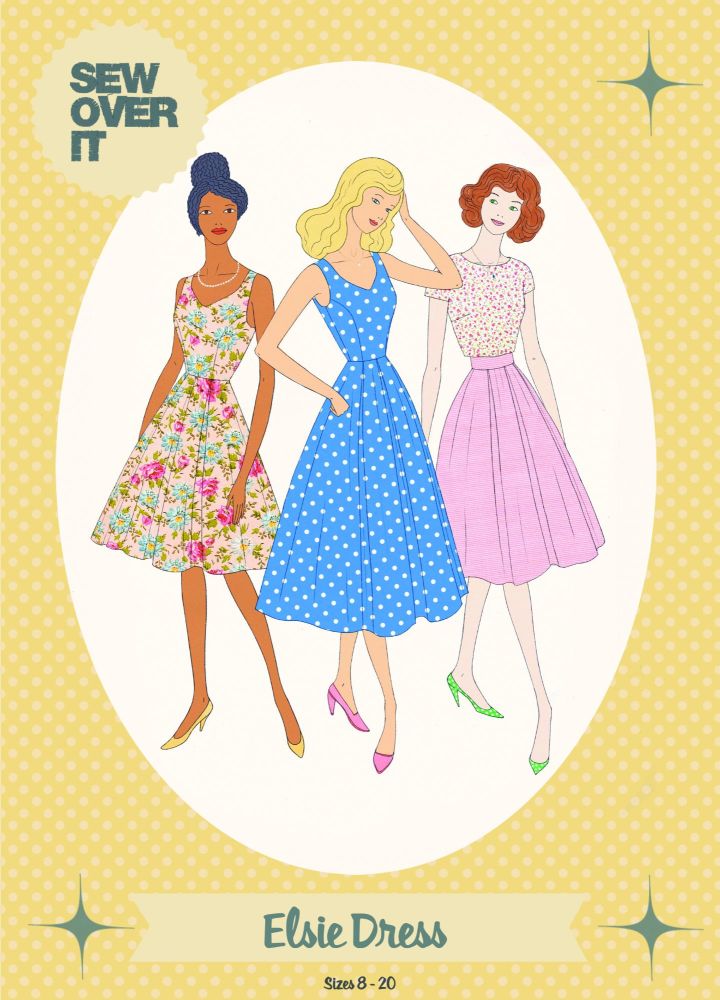 Elsie Dress and Skirt Sewing Pattern