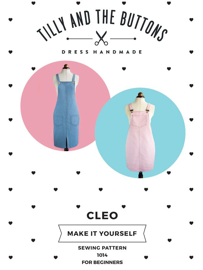 Cleo Pinafore and Dungaree Dress Sewing Pattern