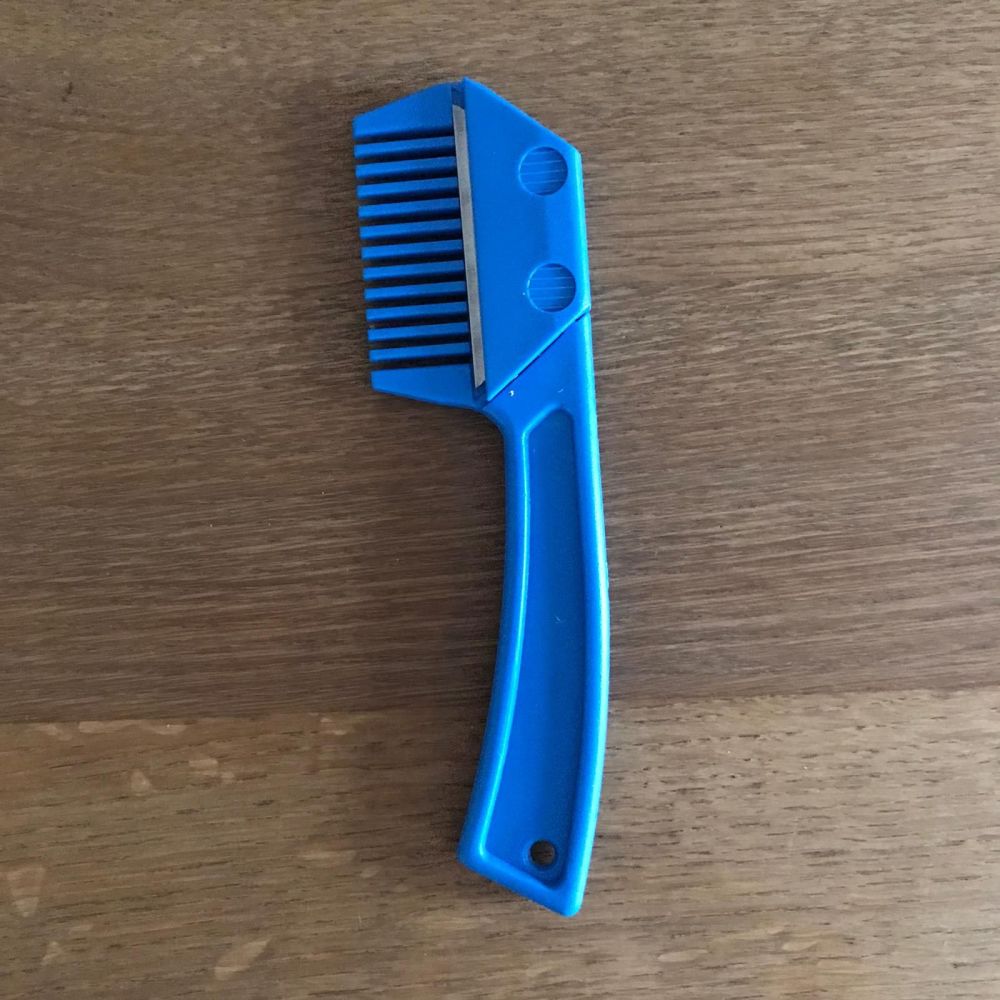 Mane Comb, 3-in-1, Blue