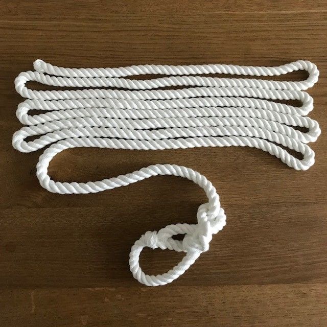 Rope Halter, Fine Thickness, White