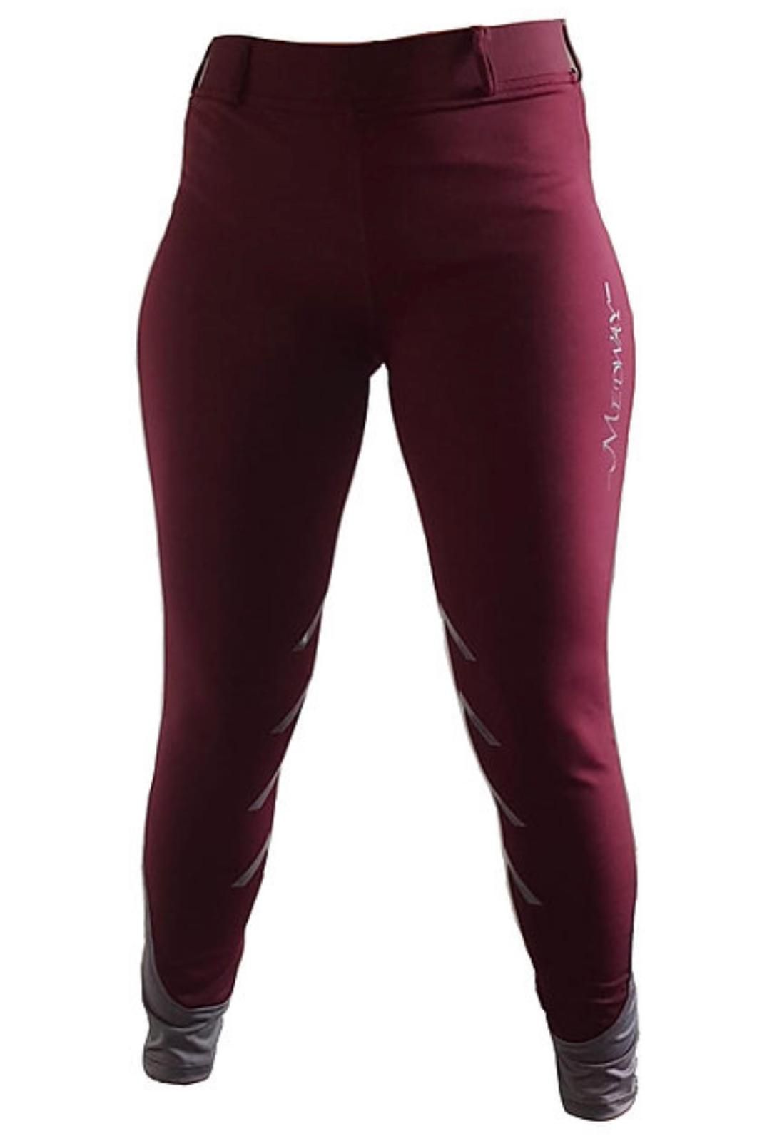 Riding Tights, Plum and Grey