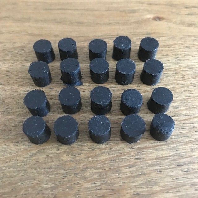 Rubber Stud Plugs, Packet of 20