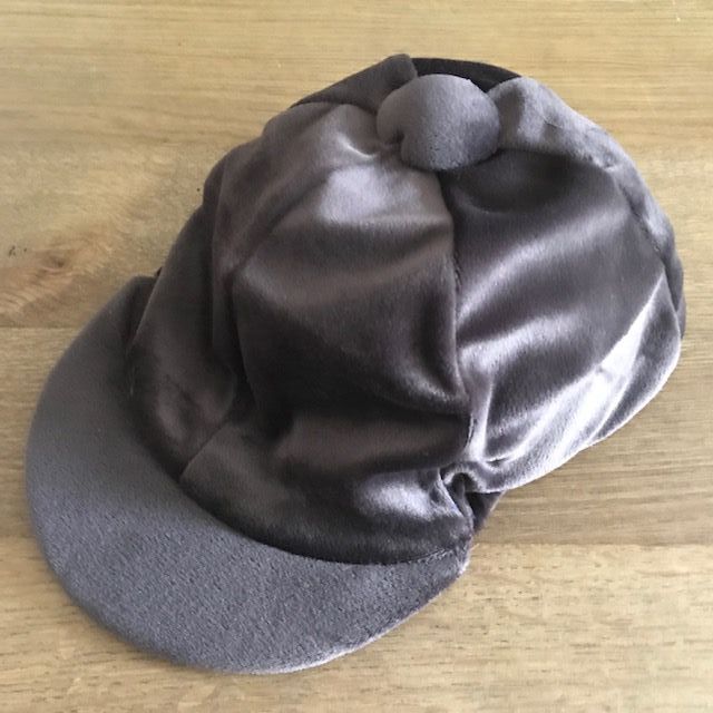 Hat Cover, Velvet, Brown, Medium