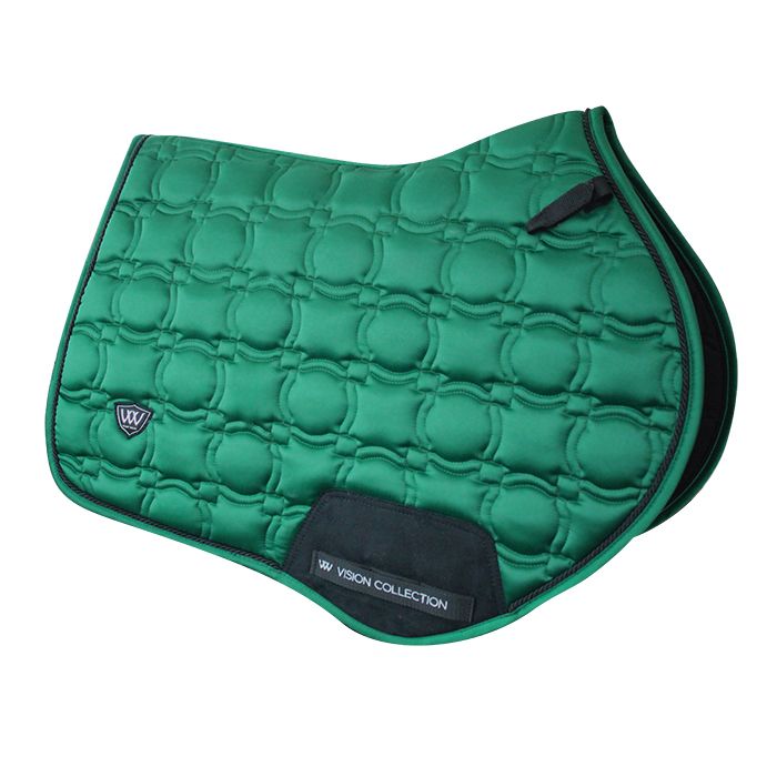 Woof Wear, Saddle Pad - Vision, Close Contact, Full Size, British Racing Gr
