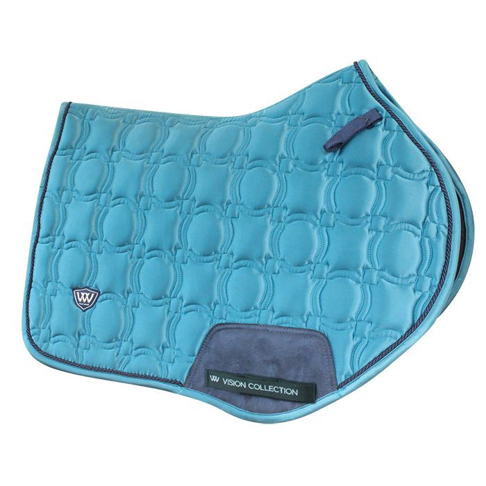 Woof Wear, Saddle Pad - Vision, Close Contact, Full Size, Ocean
