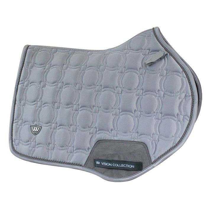 Woof Wear, Saddle Pad - Vision, Close Contact, Full Size, Brushed Steel