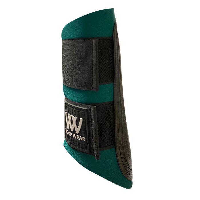 Woof Wear, Club Brushing Boot, Racing Green and Black, Large
