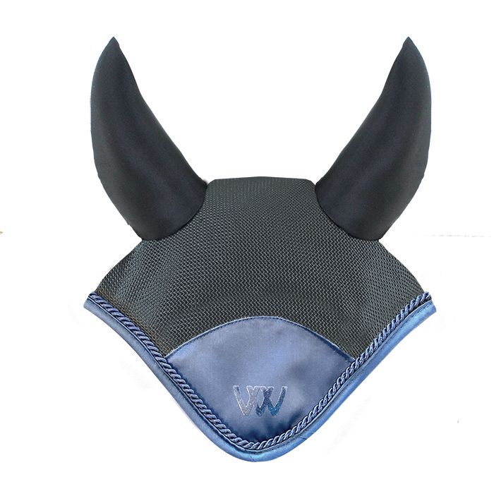 Woof Wear, Ergonomic Noise Cancelling Fly Veil, Small, Black/ Navy