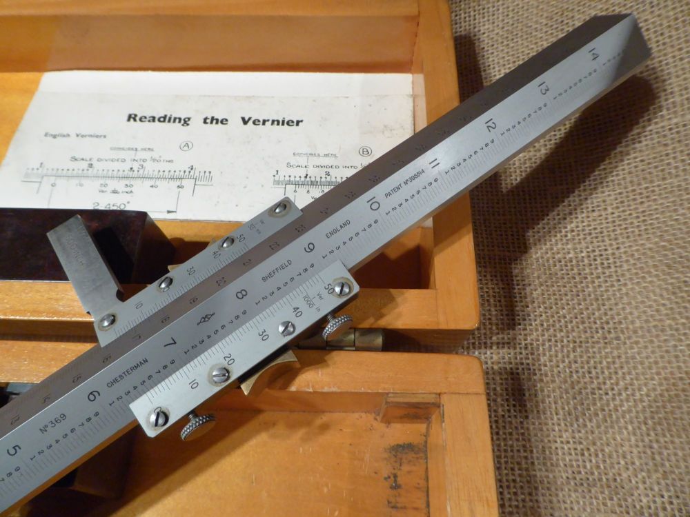 Chesterman No.369 Height Gauge - Metric & Imperial