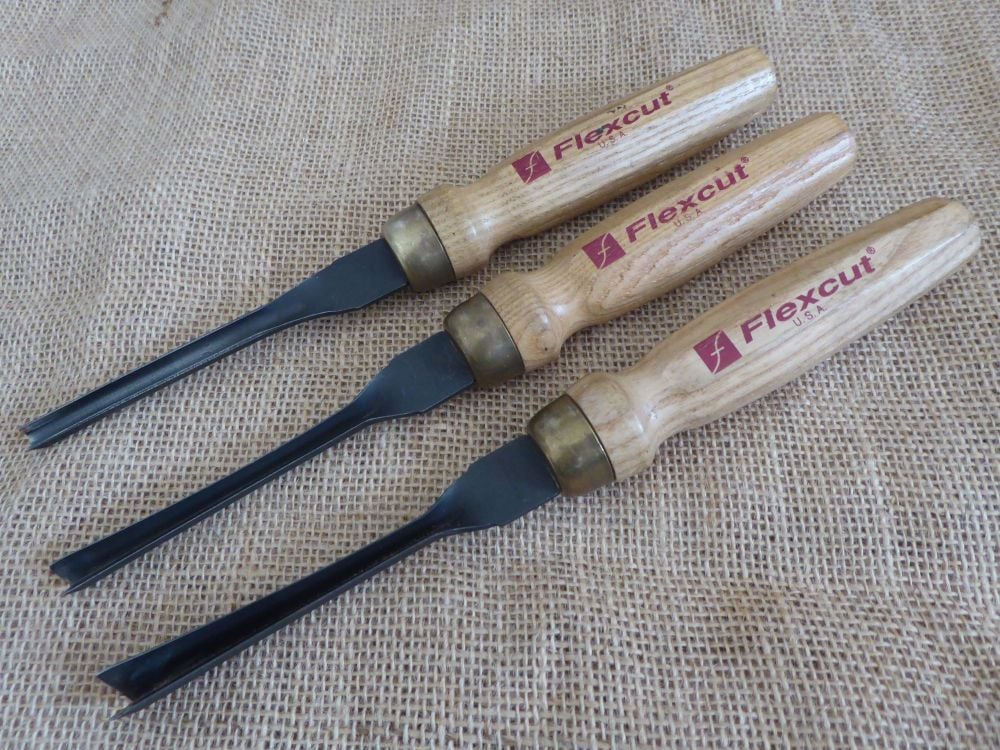 3 x Flexcut Wood Carving Tools