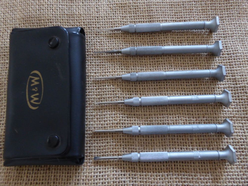 Set Of Moore & Wright Jewellers Screwdrivers