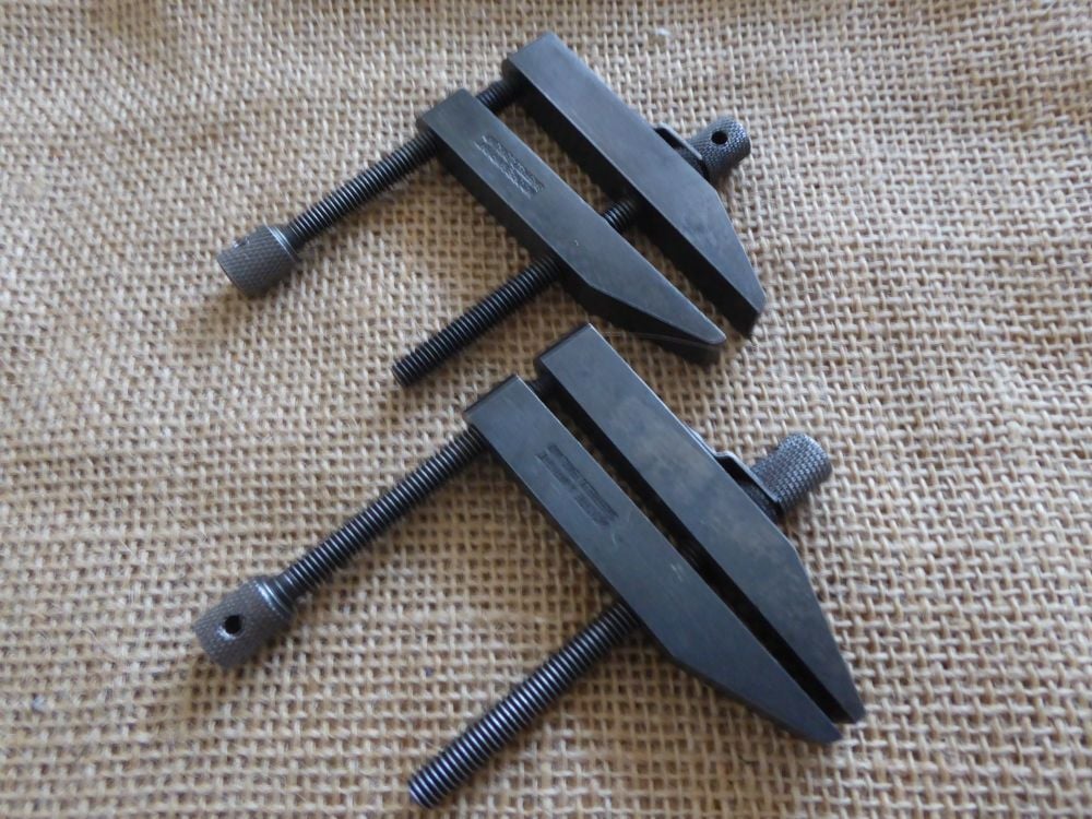 Pair Of Moore & Wright Toolmakers Clamps - 1 3/4" Capacity