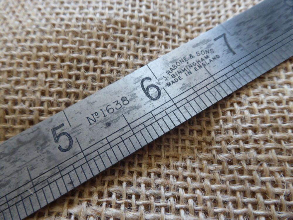 J Rabone & Sons No.1638 24" Folding Steel Rule