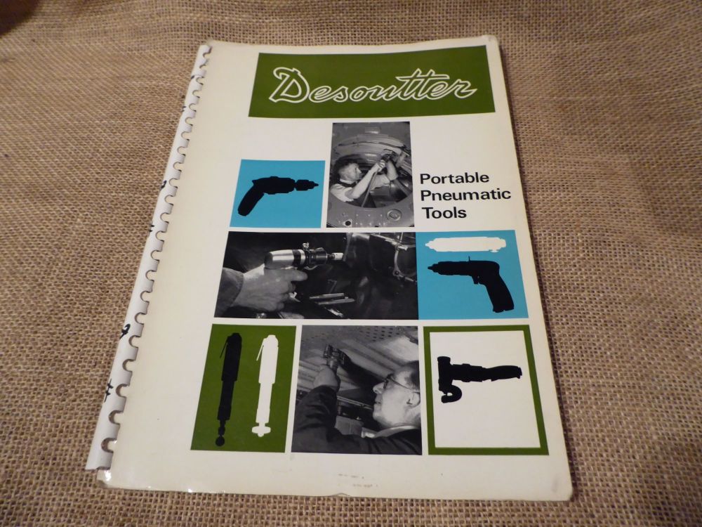 Desoutter Portable Pneumatic Tools Catalogue - April 1970