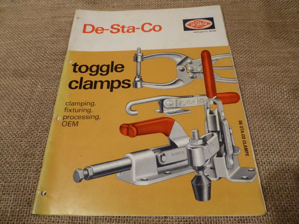 De-Sta-Co Toggle Clamps Catalogue No. 80/69 With Price List 1969