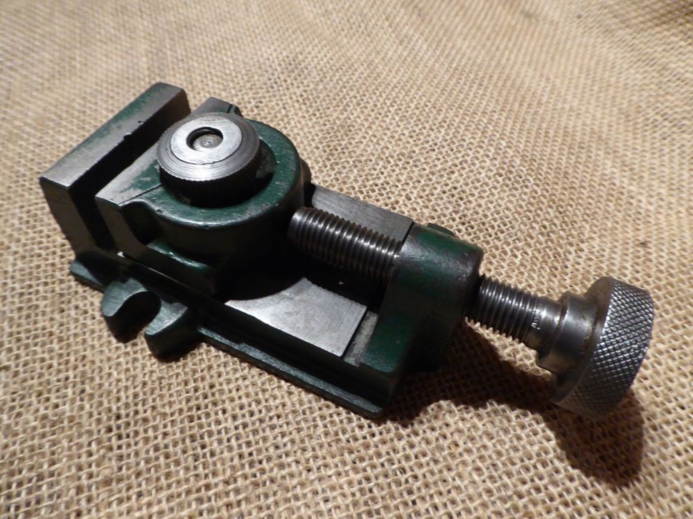 Vintage Keen Machine Vice - Rotating Angle Jaw With Lock - 1 1/2