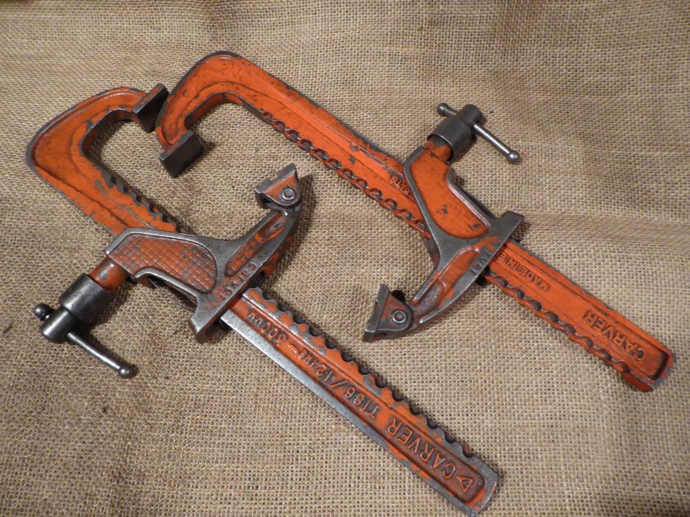 Pair Of Carver T186 12" / 300mm Clamps