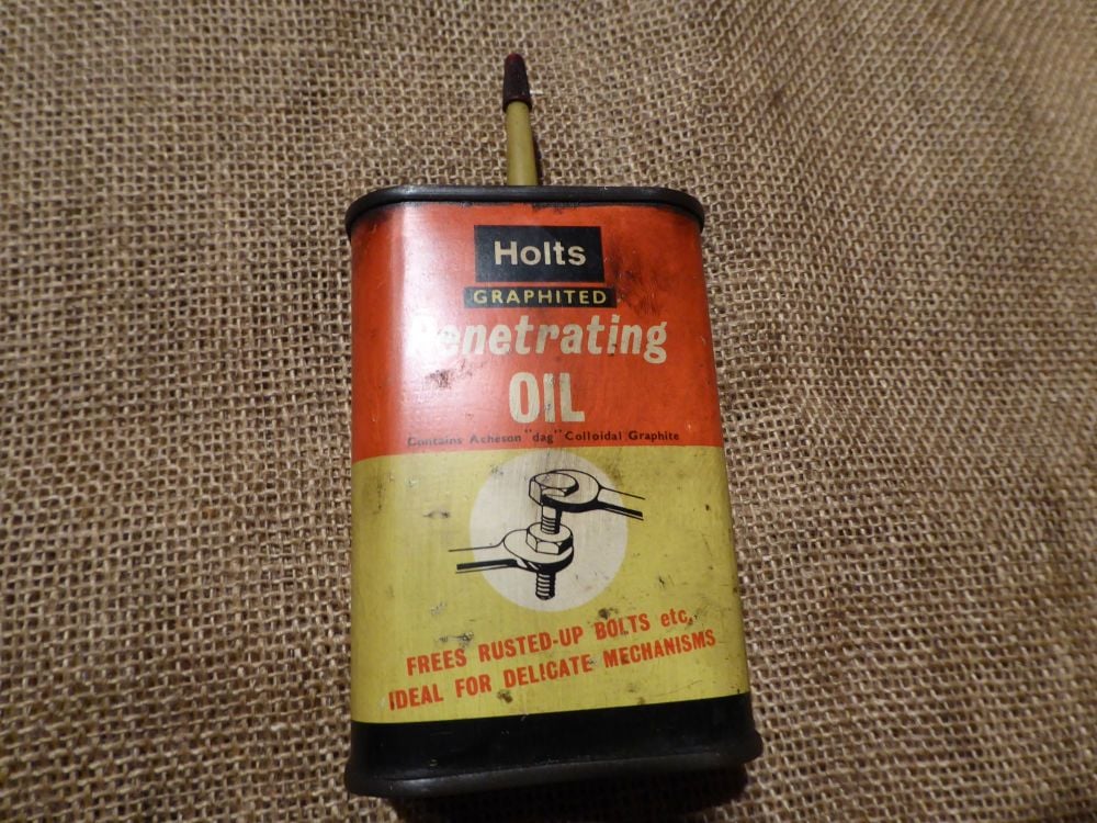 Vintage Advertising Oil Can: Holts Penetrating Oil 