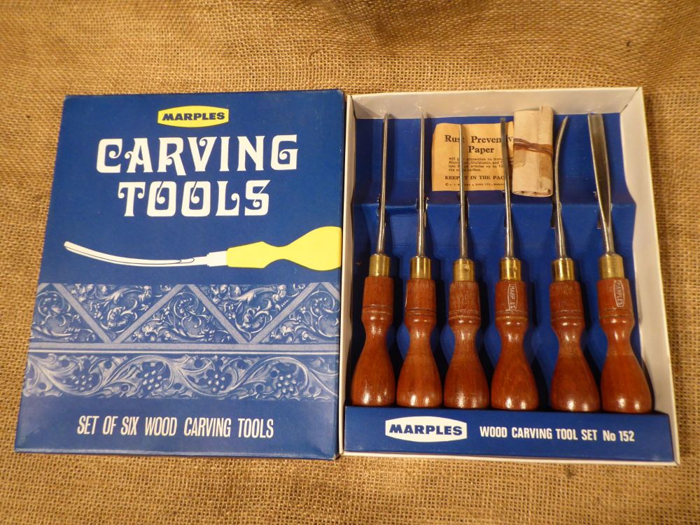 Marples No. 152 Carving Tools - Set Of Six