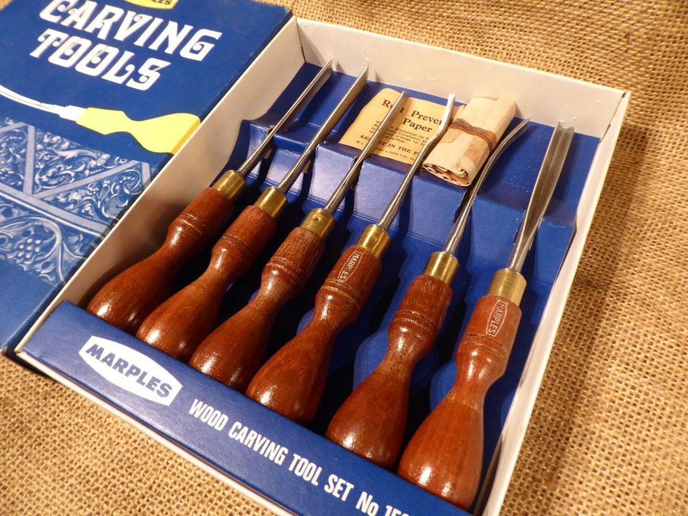 Marples No. 152 Carving Tools - Set Of Six