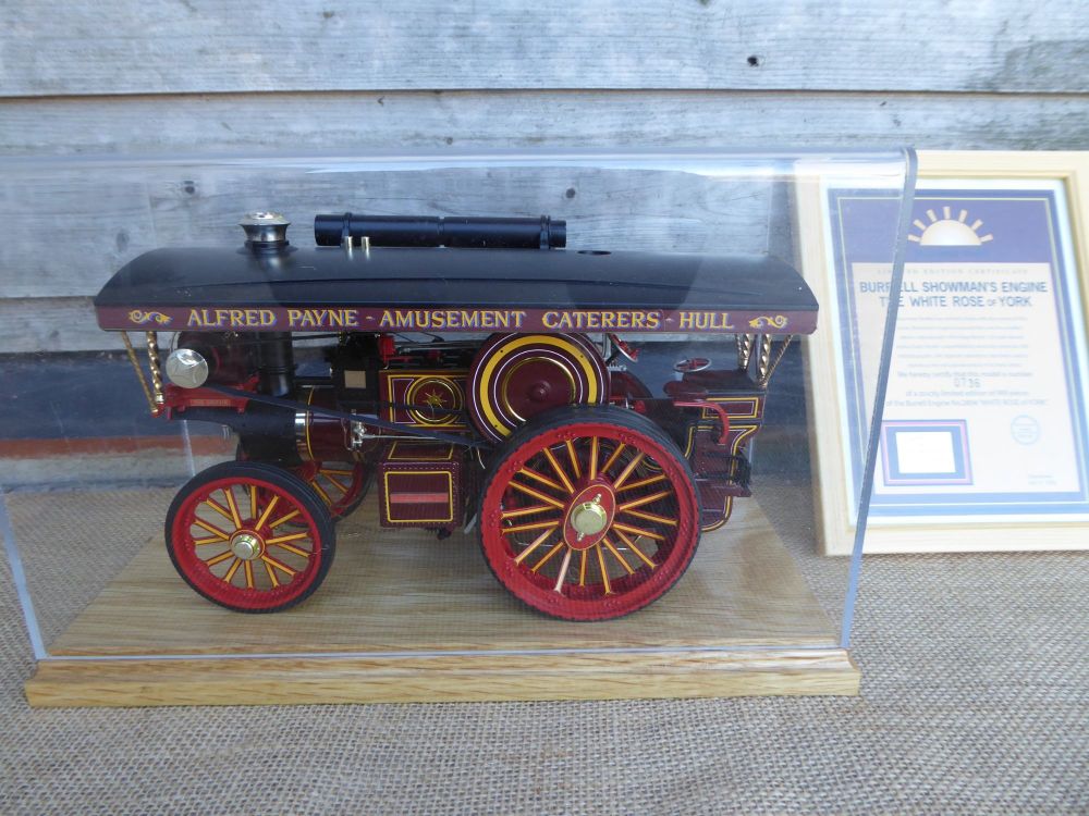 Midsummer Models Traction Engine, The White Rose Of York - Burrell Showman's Engine No.2804