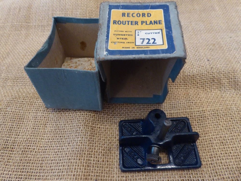 Record 722 Router Plane - Made In England