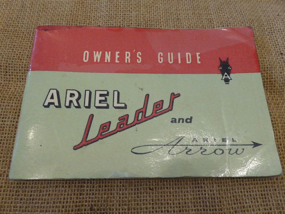 Ariel Leader And Ariel Arrow Owner's Guide - Ariel Motors Ltd