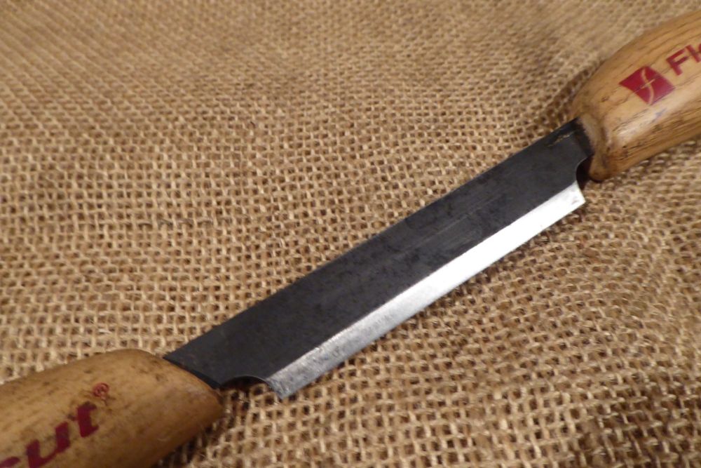 Flexcut KN25 Straight Drawknife - 3" / 75mm Cutting Edge