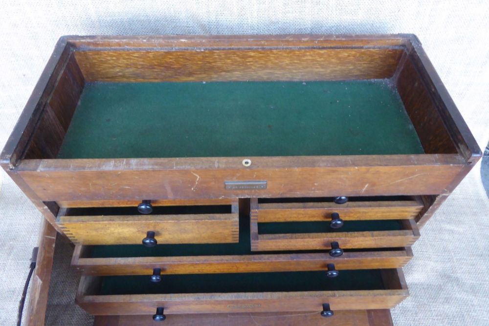 Moore & Wright Tool Cabinet - Top Compartment - With Front Panel But NO Key