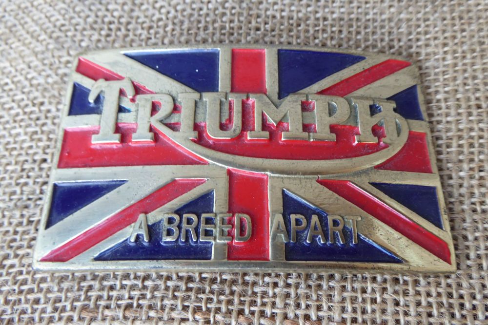 Triumph - A Breed Apart - Vintage Belt Buckle - Tanside Ltd