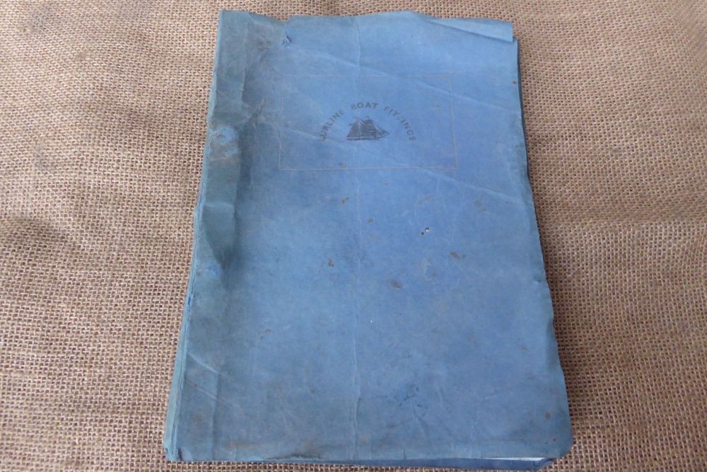 Dover Industries Limited - Manual Of Lurline Boat Fittings - Rare Catalogue - Circa 1930's