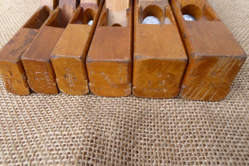 Set Of 6 Pattern Makers Hollowing Planes - 5 Irons E J Birch - London