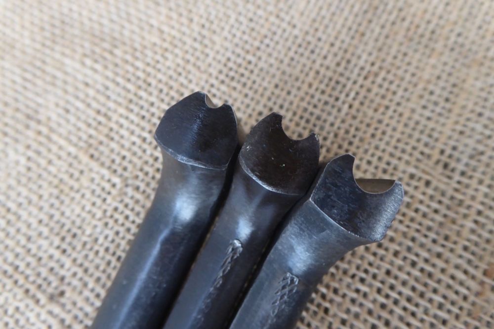 3 x Priory Tinsmiths / Blacksmiths Groove / Grooving Punch Tool