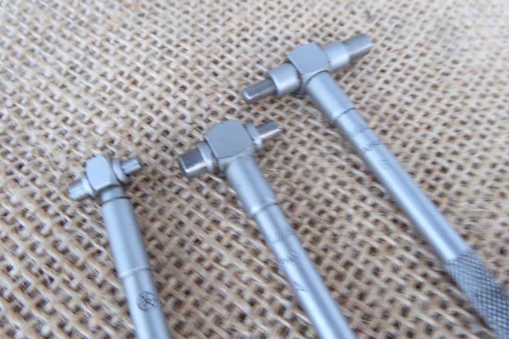 Set Of 3 Mitutoyo Telescopic Bore Gauges From 8 - 32mm