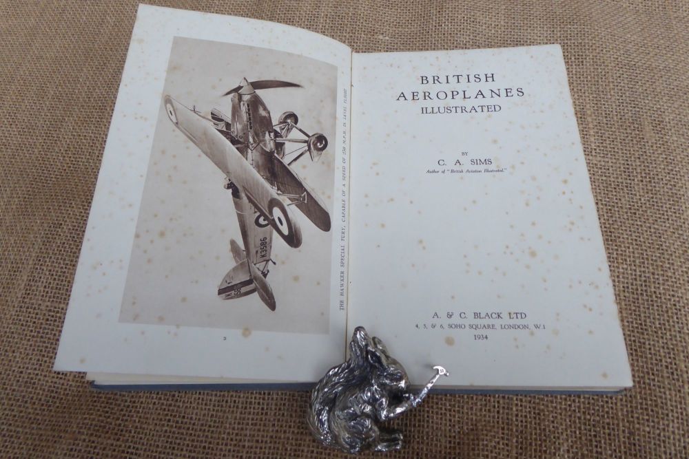 British Aeroplanes Illustrated By C.A. Sims - 1934