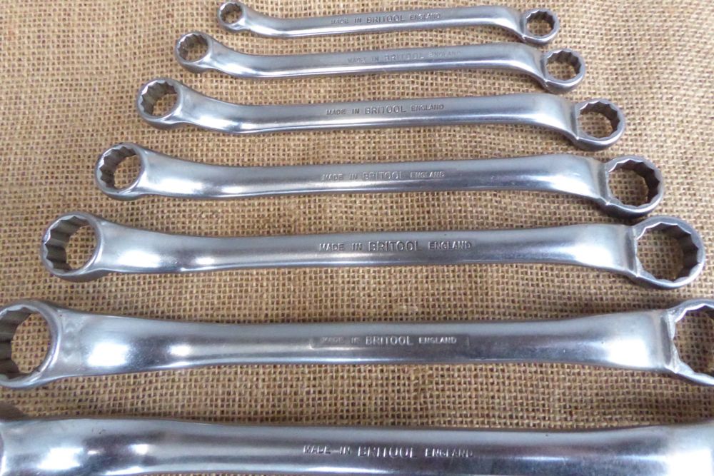 Britool Ring Spanners From 1/8 W - 9/16 W - 2RB Series - Made In England