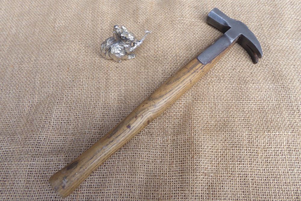 Vintage Strapped Claw Hammer - Marked No.2