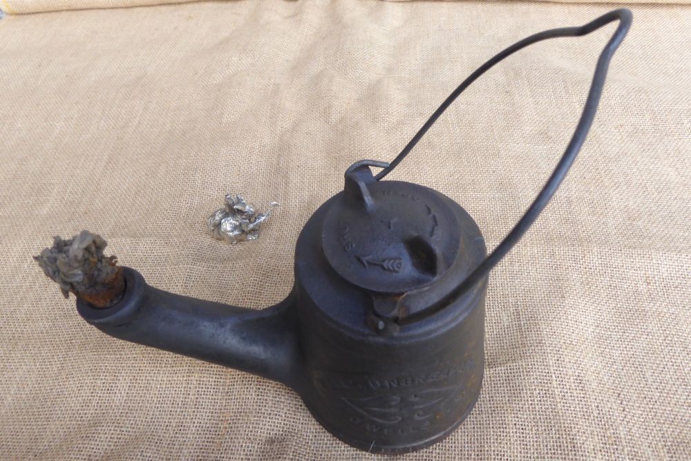 A C Wells No.18 Flare Torch Kettle Lamp