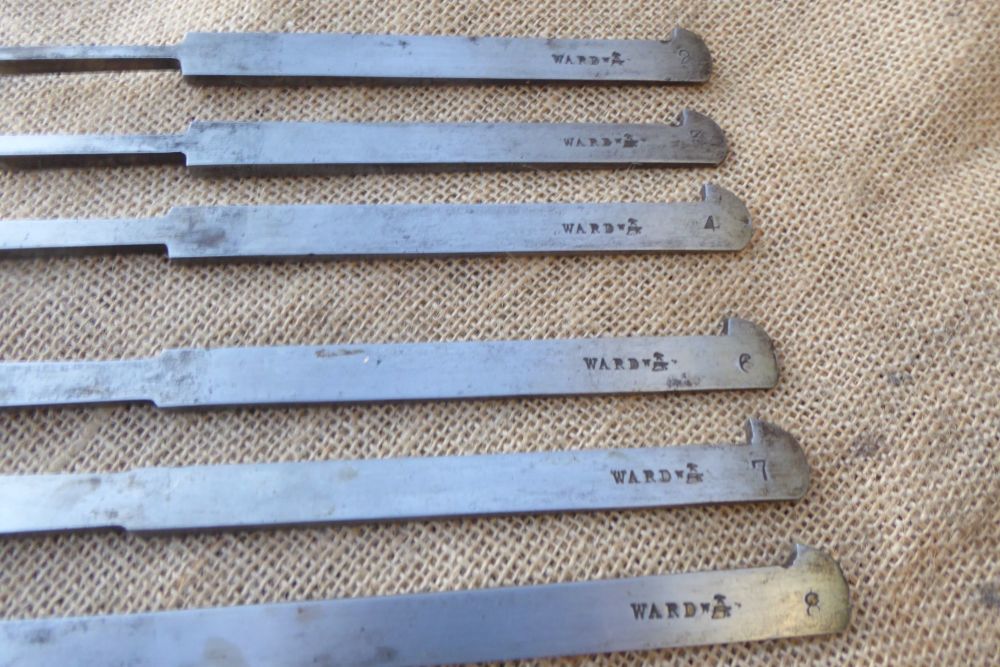Ward Plough Plane Irons - Numbers 2,3,4,6,7,8