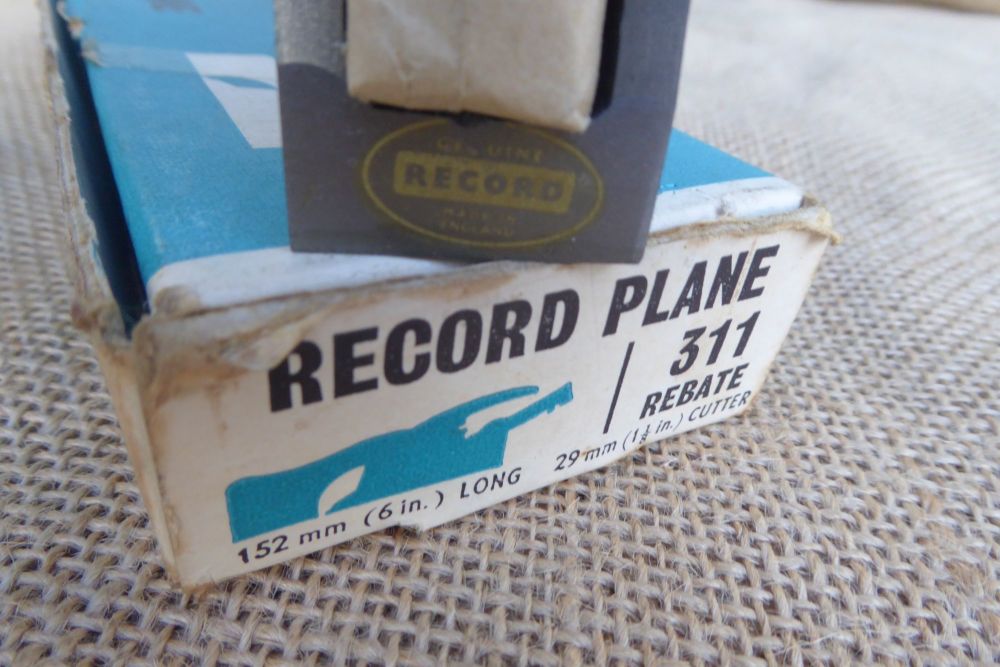 Record No.311 Rebate Plane