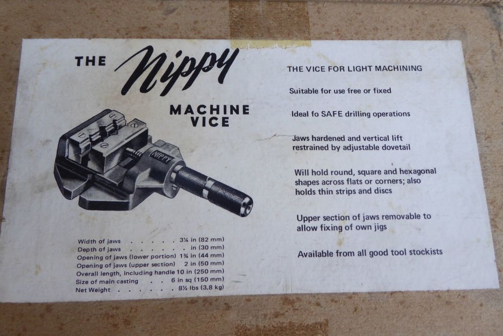 The Nippy Machine Vice - Murray Son & Co Ltd