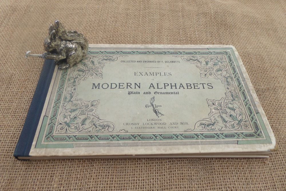 Examples Of Modern Alphabets Plain And Ornamental - F. Delamotte - Twelfth Edition 1900