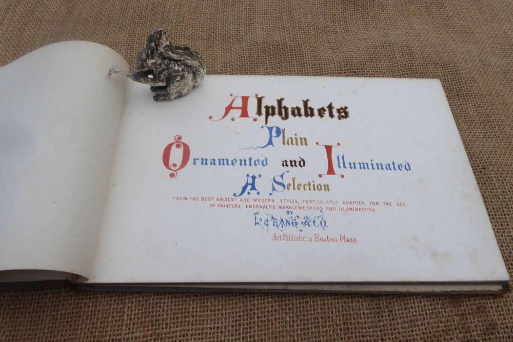 Prangs Alphabets Plain Ornamented And Illuminated A Selection - L. Prang & 