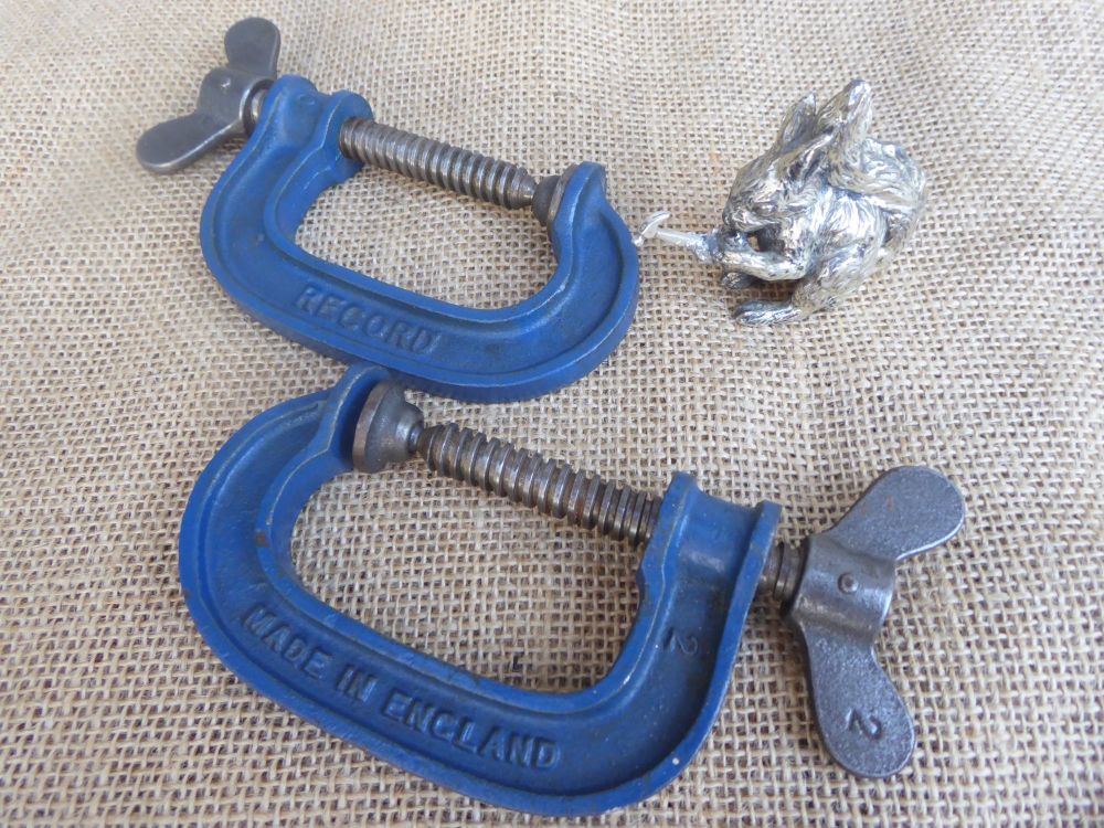 Pair Of Vintage Record 2" G Clamps - Made In England